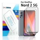 QAZ Maggie для OnePlus Nord 2 Стекло с полным покрытием закаленное стекло протектор экрана + пленка для объектива камеры для 1+ Nord 2 5G пленки