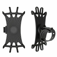 silicone phone holder bicycle motorcycle stand 360%c2%b0 rotatable riding cycling bicycle mtb bike phone dvr gps support bracket