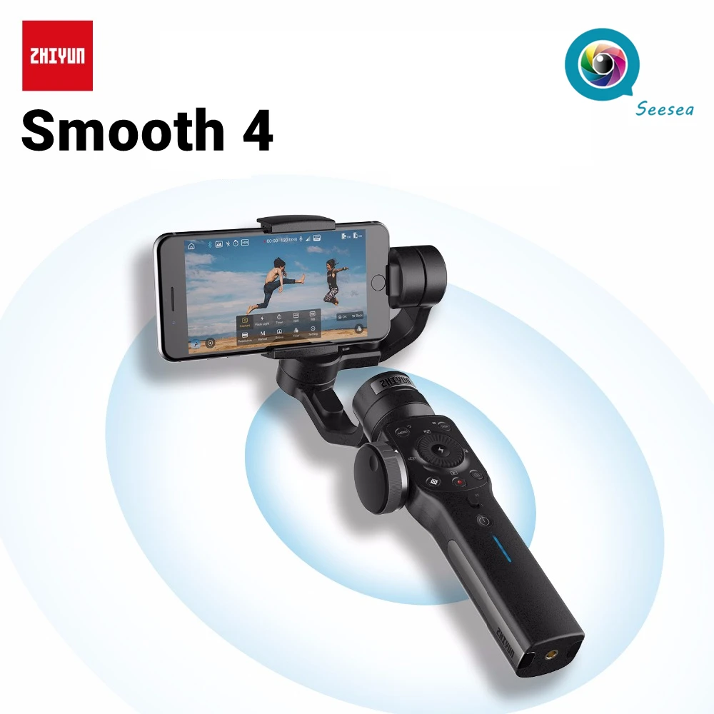 3-осевой Ручной Стабилизатор ZHIYUN Smooth 4 для смартфонов iPhone XS 11 HUAWEI Xiaomi Samsung Galaxy |