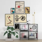 Bauhaus абстрактное искусство, принты, современное минималистское полотно, 1923 Веймар, выставочный постер, картина, декор для гостиной, дома, стены