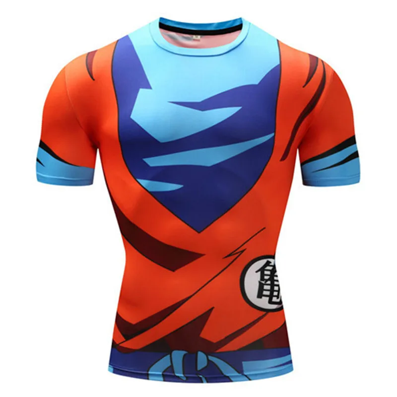 

2021 New Men's Long Sleeve Comics T-shirts Cosplay Costume Outdoors Running Fitness Tees Shirts Men Compression Jerseys