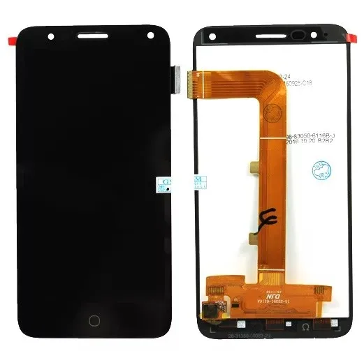 Дисплей для Alcatel OT-5051D (Pop 4) в сборе с тачскрином (черный) | Мобильные телефоны и