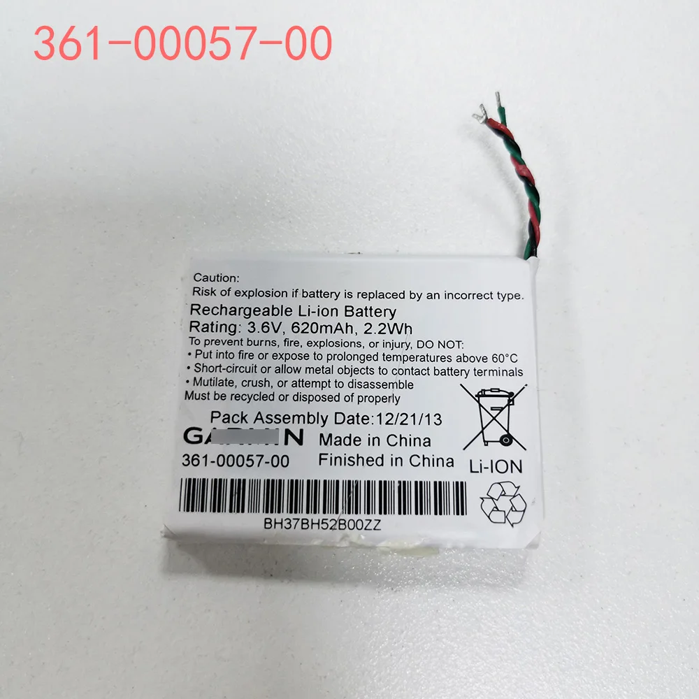 

Литий-ионный аккумулятор для GARMIN Forerunner 910XT 361-00057-00 620mAh 3,6 WH V Замена
