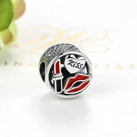 authentic 925 sterling silver beads new lipstick sexy lips creative beads fit original pandora bracelet for women diy jewelry