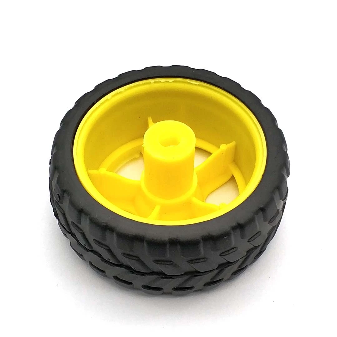 65 мм робот колесо для автомобиля Smart Arduino Diy салона автомобиля|Запасные части| |