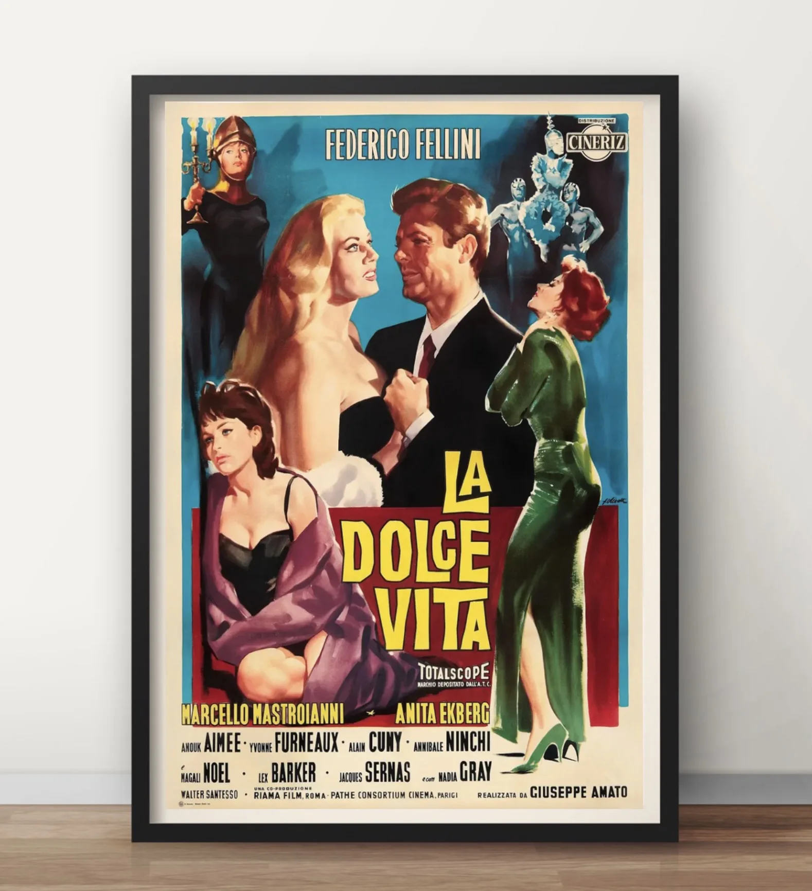 Винтажный декоративный ретро-фильм милая жизнь Дольче Вита ферико Феллини