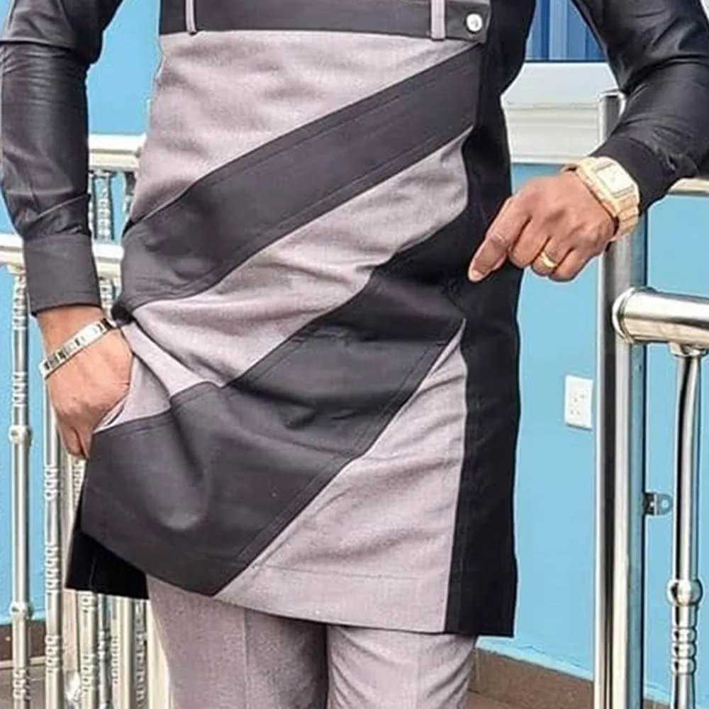 

African Clothing Chilaba Men's Long-sleeved Shirt Printing Dashiki Fashion Tops Man Muslim Traditional T-shirt Islamic Male 2021