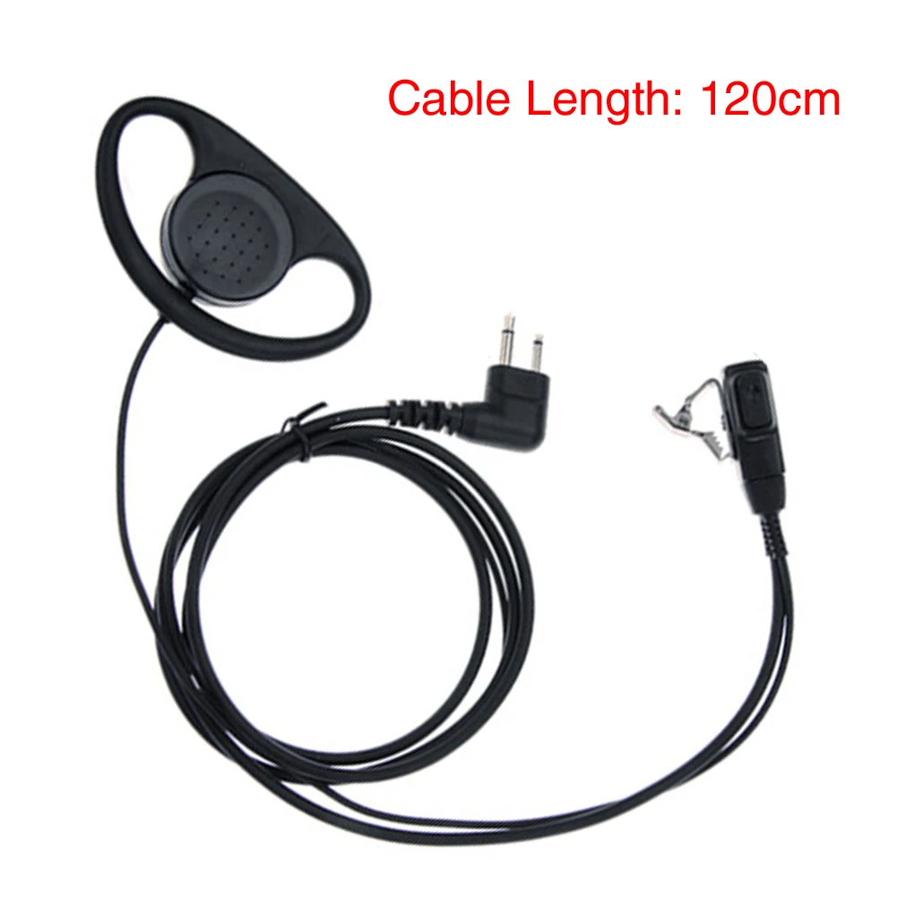 

Accessories Surveillance Two Way Radio Portable Police With Mic PTT Lightweight Ear Hook Walkie Talkie Earphone For Motorola