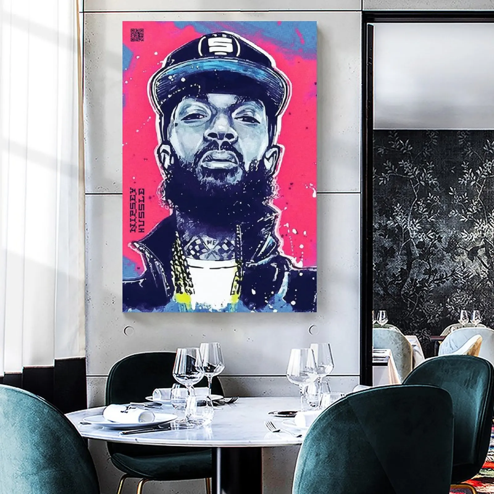 Nipsey Hussle Rapper Постер искусство стен на холсте для гостиной постеры картина спальни