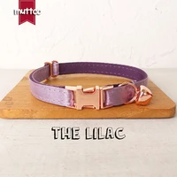 muttco retail with platinum high quality metal buckle collar for cat the lilac design cat collar 2 sizes ucc117m