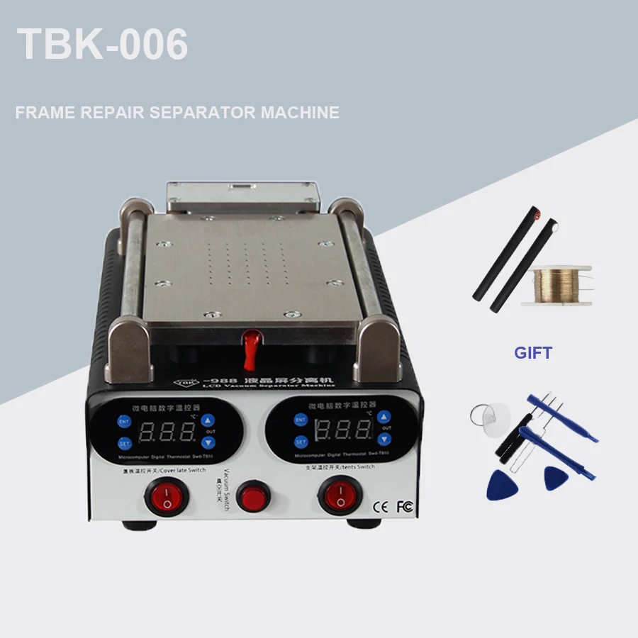 TBK-006 2 в 1 рамка Ремонт сепаратор машина+ ЖК-сепаратор машина для IPhone отдельная рамка для samsung ЖК