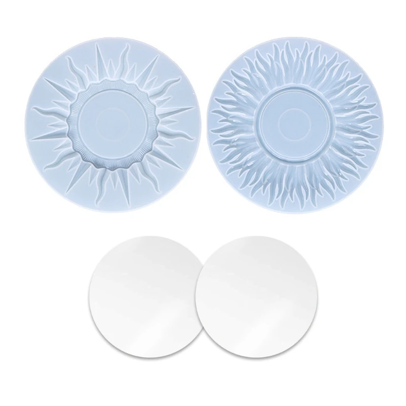 

Sun Mirror Resin Mold, Decorative Wall Mirror Silicone Moulds for Resin Casting, Room & Home Decor, DIY Clay Hand Crafts