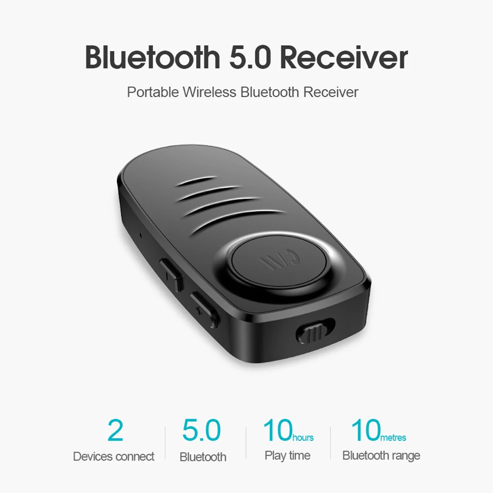 Аудиоадаптер AUX с разъемом 3 5 мм и поддержкой Bluetooth 0|Кабели адаптеры разъемы| |