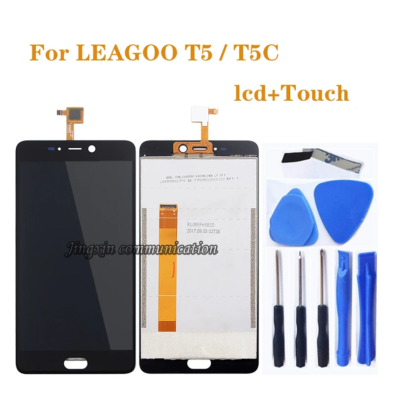 Высококачественный ЖК-дисплей для LEAGOO T5 lcd кодирующий преобразователь