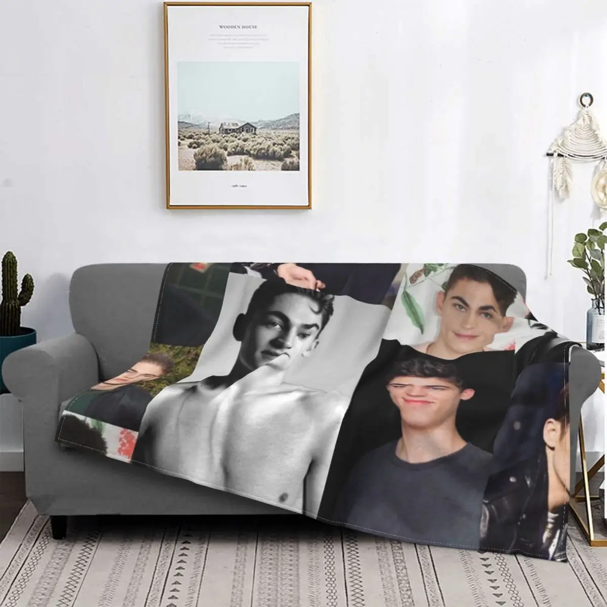 

Hardin Скотт фото редактирование 2 одеяло покрывало для кровати плед Чехол аниме плюшевое полотенце одеяло для кровати