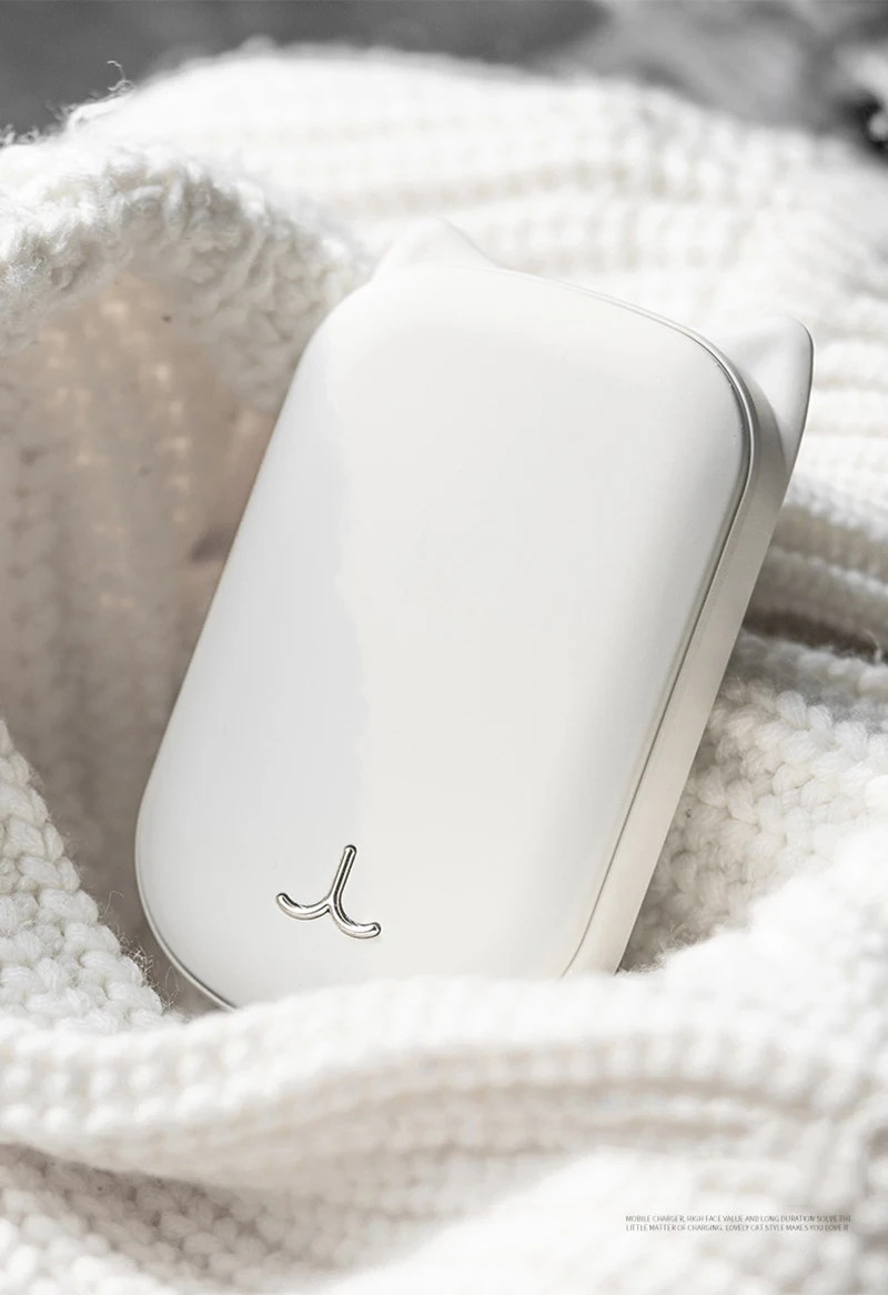 Kbxstart Mini Hand Warmer& Charging Treasure Dual-use Portable Mobile Power USB Charging Creative Explosion-proof Heater