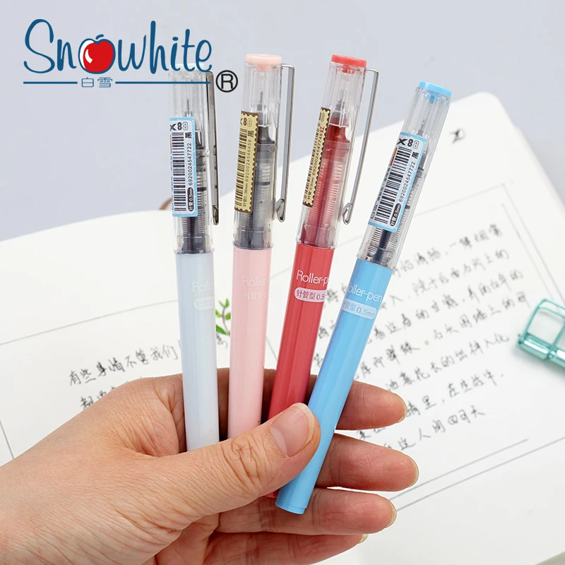 Гелевая ручка Snowhite 0 38 12 шт. экзамен г. |