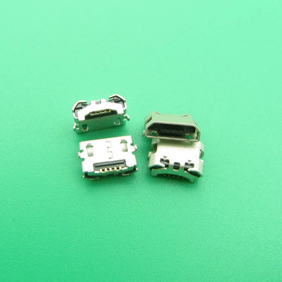 100 шт./лот микро 5 контактный USB разъем зарядный порт питания мини usb сменный