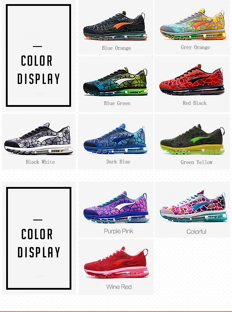 ONEMIX мужские кроссовки модная амортизирующая воздушная подушка уличная