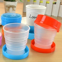 outdoor camping water bottle portable collapsible telescopic cups tableware for travel picnic camp water cup mug wholesale