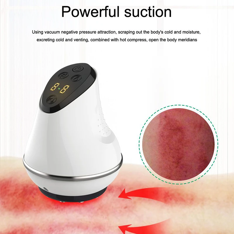 Электрический Теплый Большой Массажер для всасывания мини массажный режим