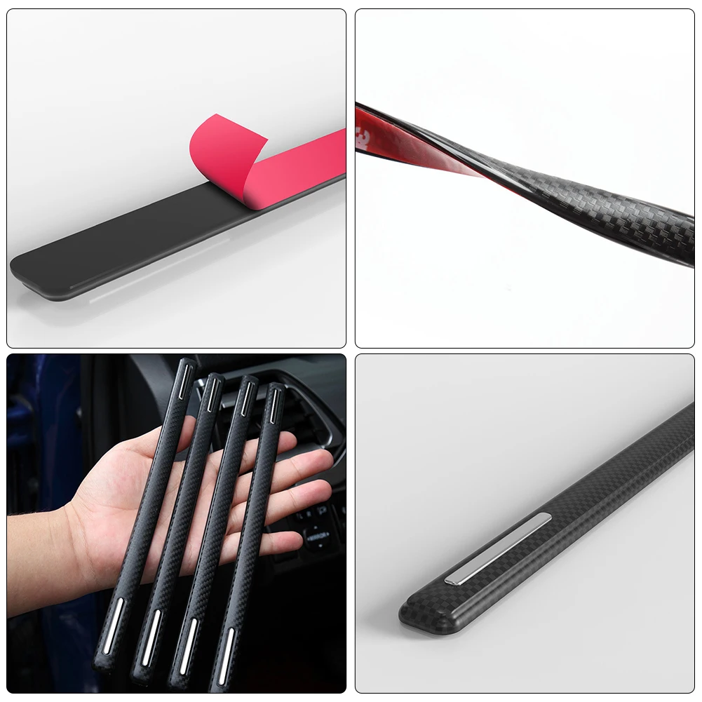 

4pcs Car Bumper Corner Guard Cover Anti Scratch Protector Sticker Universal Car Front Rear Corner Bumper Guard Protector