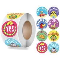 500pcs animals cartoon stickers for kids classic toys sticker school teacher reward sticker 8 styles designs pattern