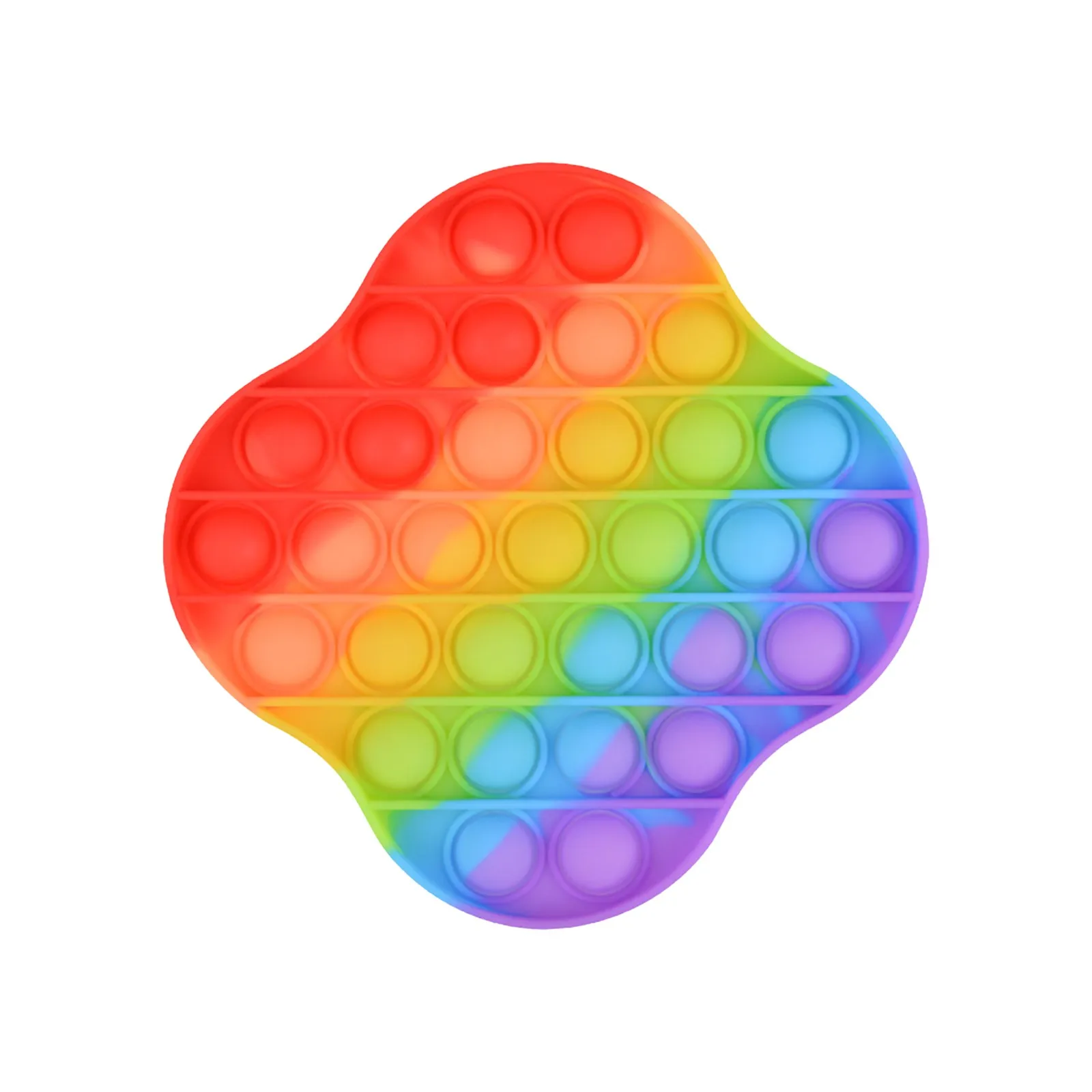 Fidget Pack de juguetes su plaza antiestr&eacute;s nuevo impulso de burbuja Arco Iris Popite para manos Popins Squishy Pops punk de estr&eacute;s para los adultos-5