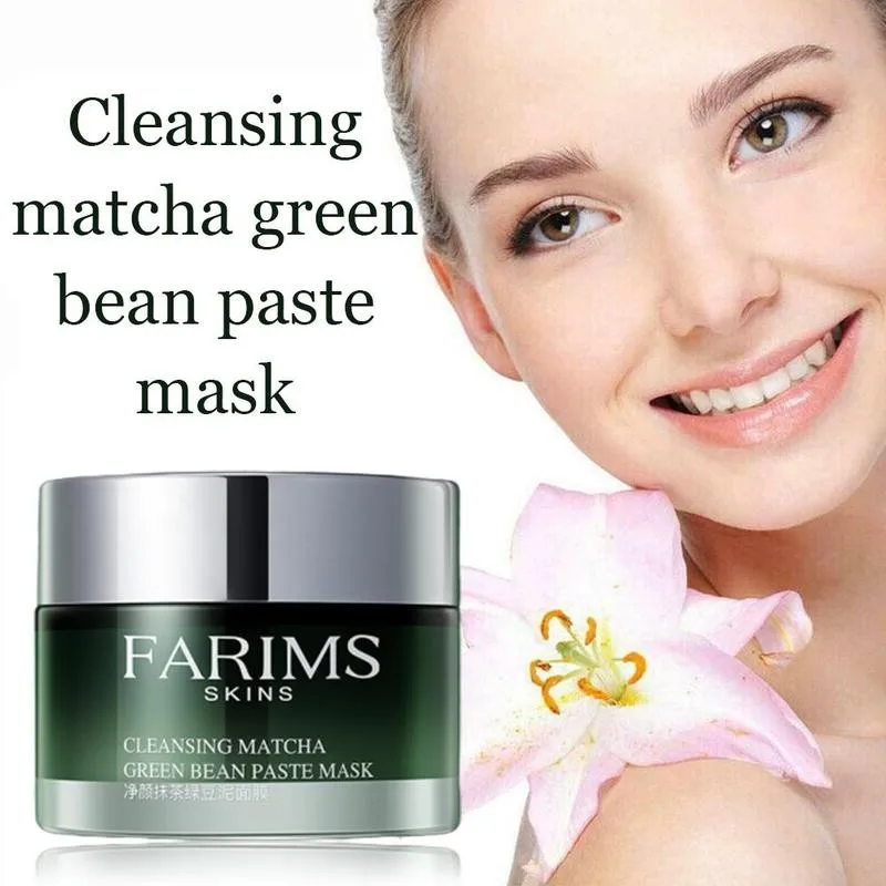 Зеленая Паста в форме маття 50 г маска зеленой фасоли виде макаронных бобов Мягкая