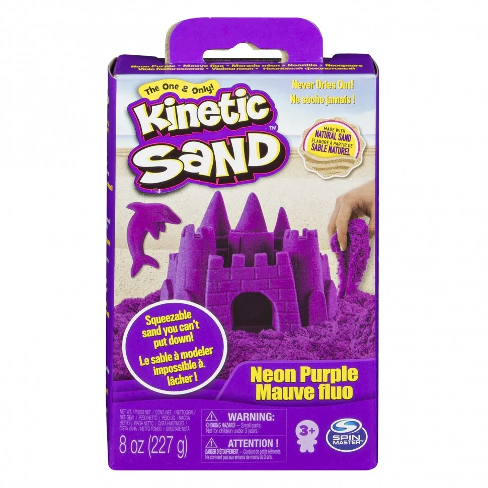 Песок кинетический Kinetic Sand 227г Purple 6033332/20080709|Пластилин| |