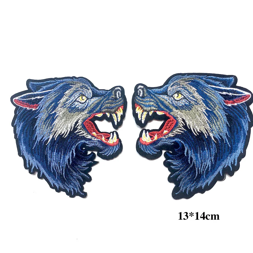 1 пара носков с изображением замечательного волка железа на патчи/животных