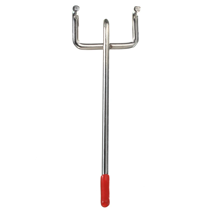MTGATHER 25pcs 100mm Pegboard Hooks Slat Wall Retail Display Shop Peg Hang Fits Home Hanger Chrome Metal 1-1.5KG Loading | Обустройство