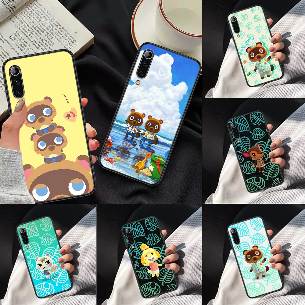 

Animal Crossing New Horizons Phone Case For XIAOMI MI Note 8 9 T 10 Pro Lite SE A2 A3 POCO X M MAX 2 3 black Shell Trend Coque