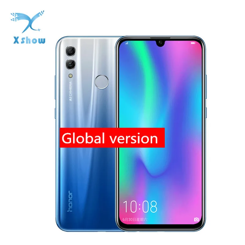 Фонарик Honor 10 Lite Android 9 0 6 21 дюйма FHD X фронтальная и тыловая камера 24 МП сканер