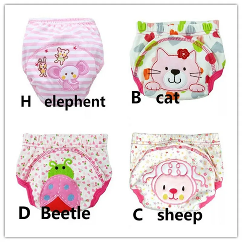 30 шт./лот детские подгузники детское нижнее белье многоразовые тренировочные