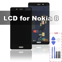 original for nokia 8 n8 lcd ta012 ta004 ta1052 display touch screen digitizer assembly replacement 100 tested no dead pixel