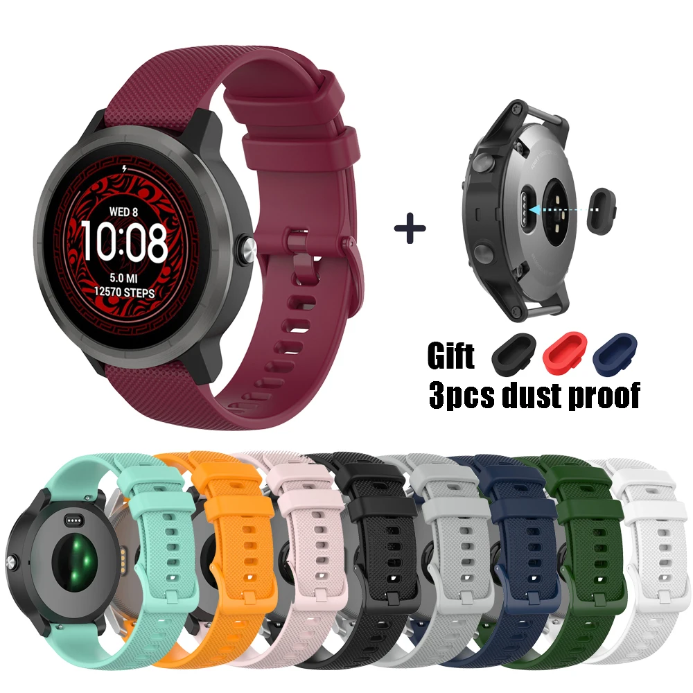 

Ремешок для смарт-часов Garmin Vivoactive 4 4S, 18 мм, 20 мм, 22 мм
