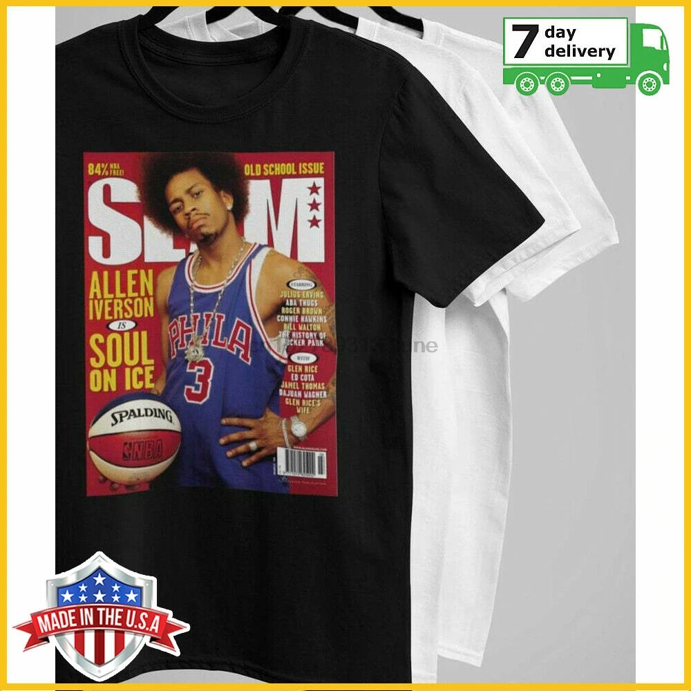 

Allen Iverson Slam Cover T-Shirt For Fans Unisex Shirt Full Size
