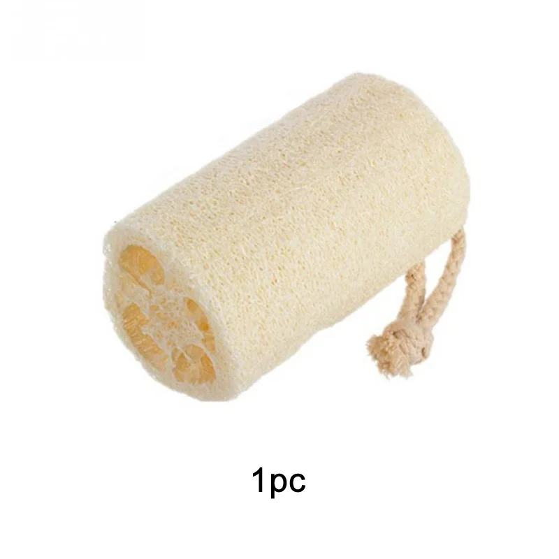 1pc rope white7.5 1 шт./3 шт. Горячая ванна для тела для душа Губка скруббер натуральный Luffa Loofa массаж тела губка скруббер ZXH - Цвет: 1pc rope white7.5
