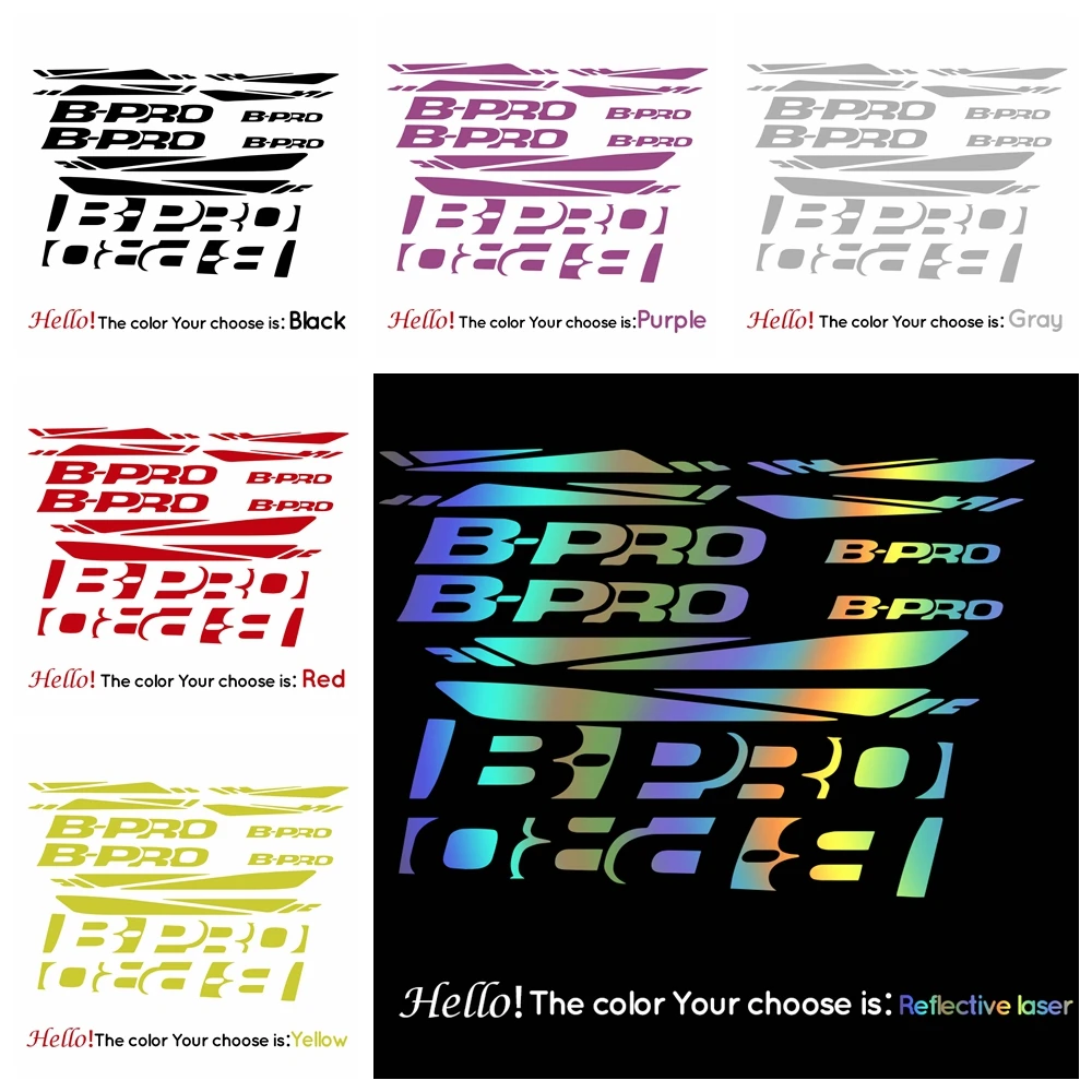 

Эксклюзивные прозрачные транспортные мембраны, неразрывные наклейки для рамок велосипеда B-pro, декоративные Переводные картинки для самост...