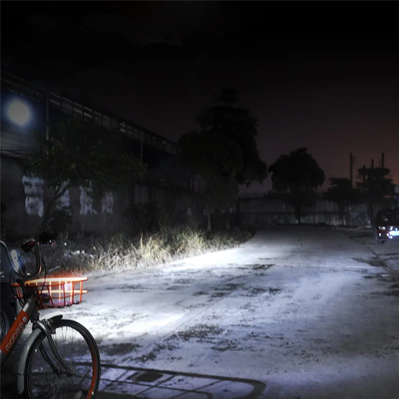 

2xL2 7000K LED Bicycle Headlight Infinite Dimming 5 Modes 360 Rotation IP65 Waterproof Bike Light USB Charging Night Riding