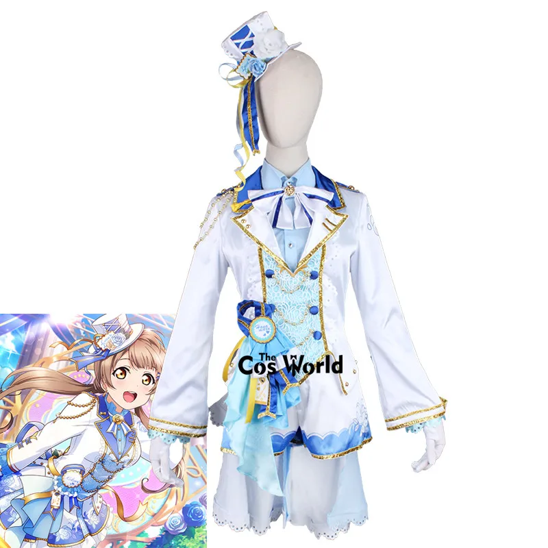 

Женский костюм для косплея Love Live Minami koдори, белый костюм для косплея
