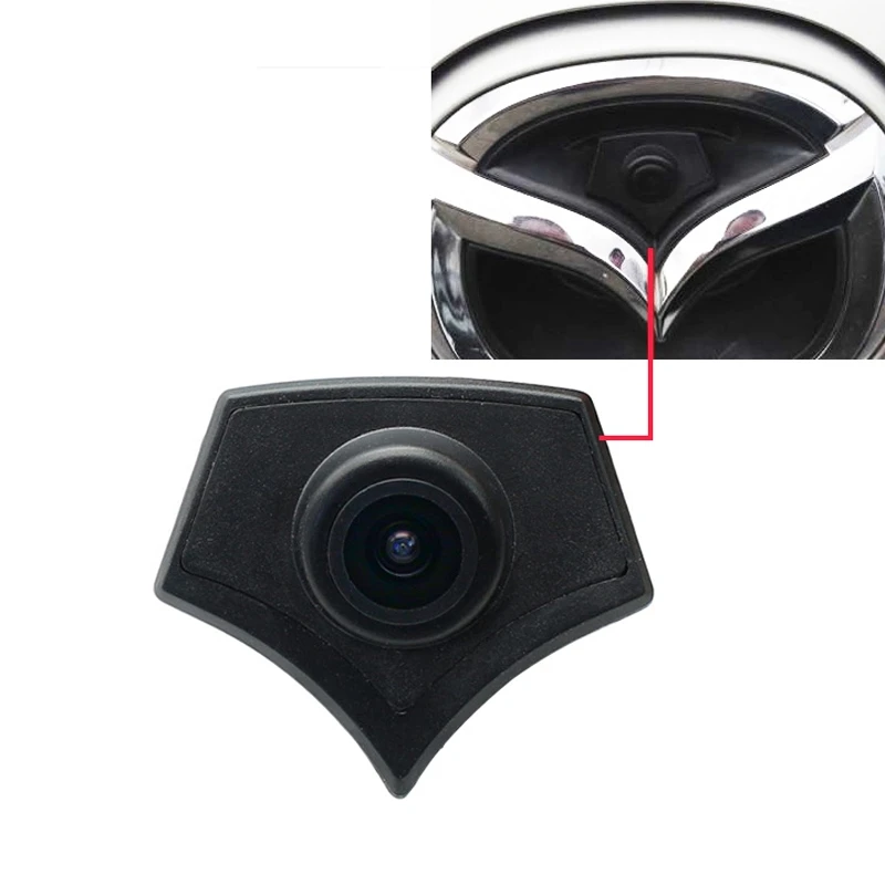Car Front View LOGO Camera for Mazda 2 3 5 6 CX-7 CX-9 CX-5 8 Parking Assistance System | Автомобили и мотоциклы