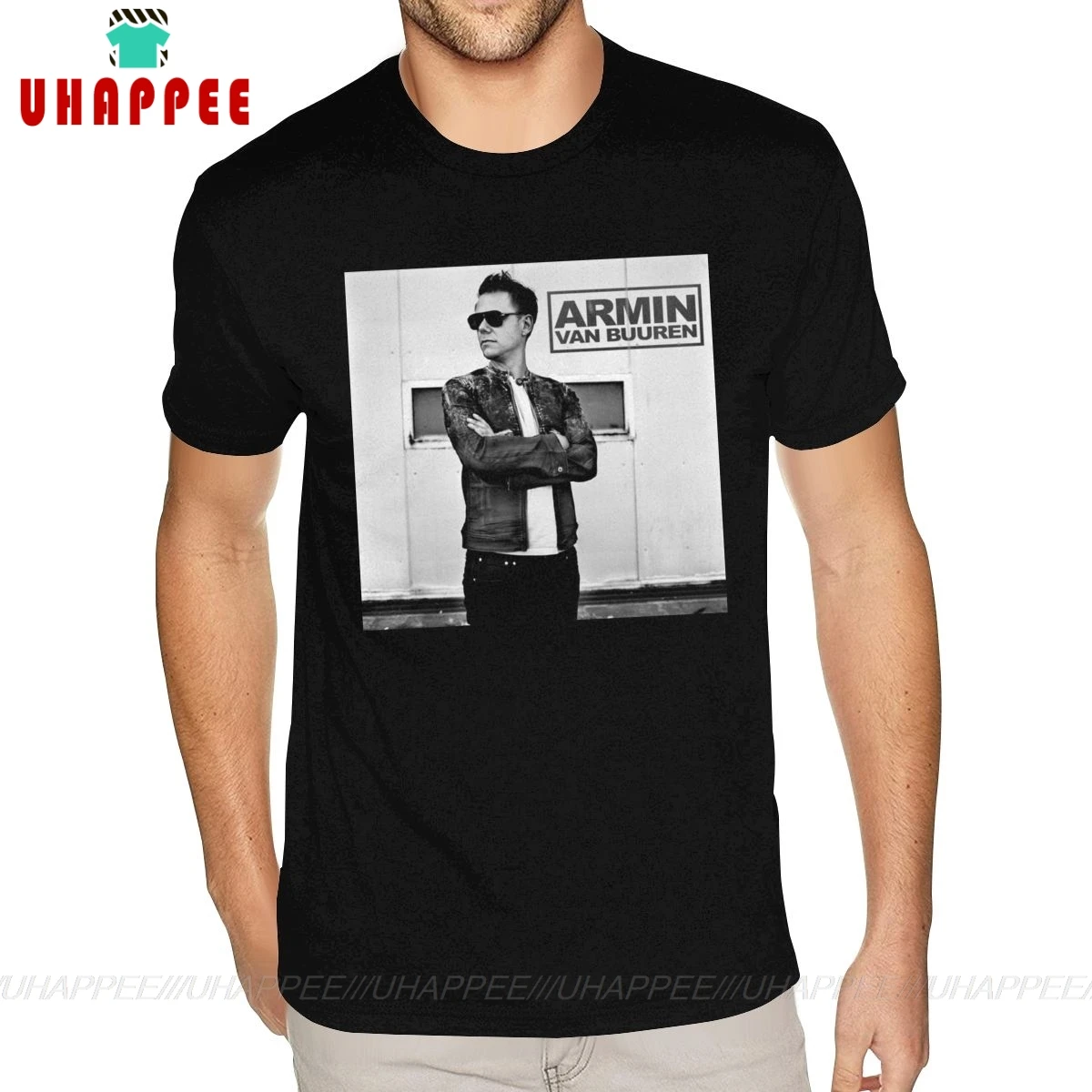 Хлопковая футболка с коротким рукавом и круглым вырезом Armin Van Buuren A State Of Trance