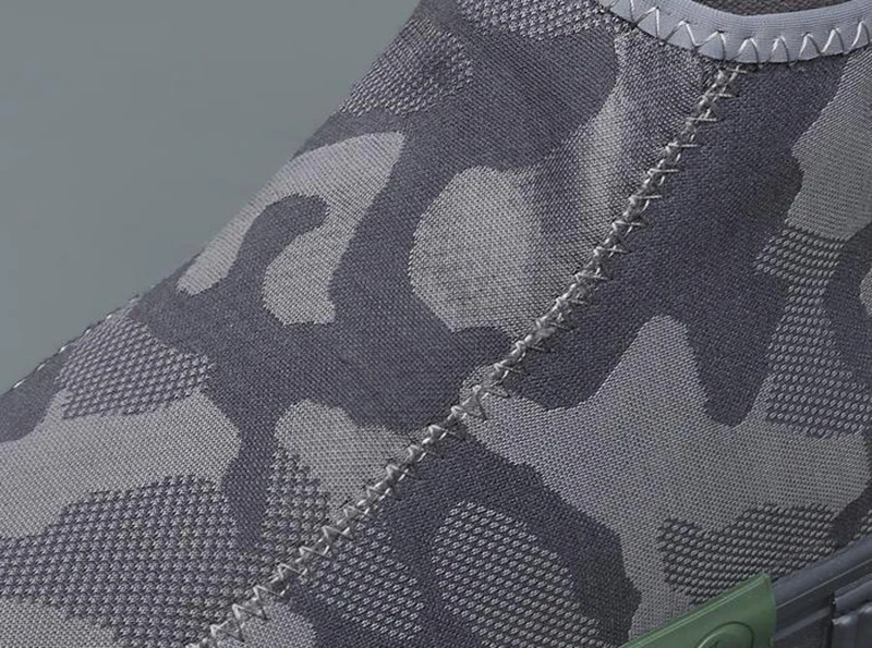 Ботинки мужские без шнуровки дышащие на молнии сбоку повседневная обувь в