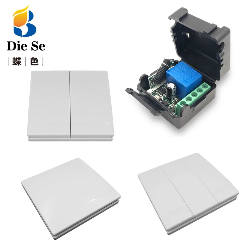 86 настенная панель 433 МГц Универсальный беспроводной пульт дистанционного