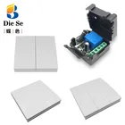 86 настенная панель 433 МГц Универсальный беспроводной пульт дистанционного управления радиочастотный передатчик с 1 2 3 клавишами для домашнего освещения переключатель