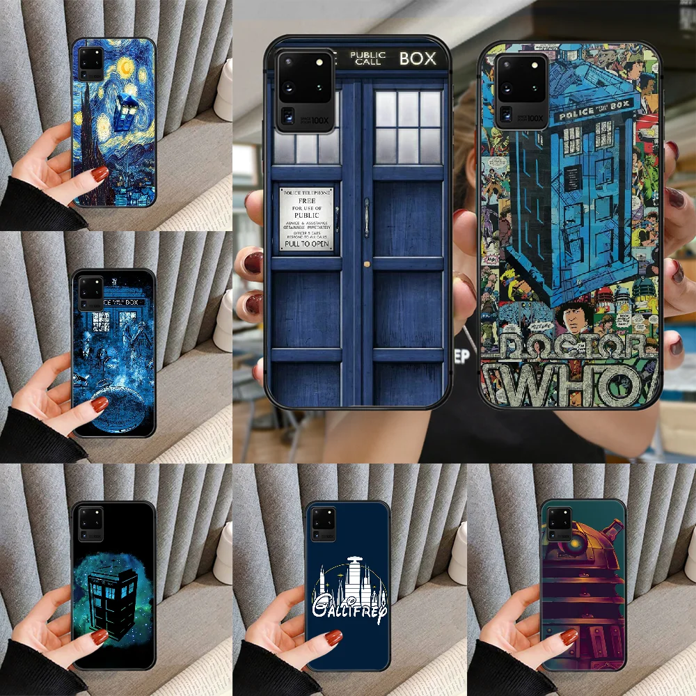 Чехол для телефона TV Doctor Who Police Box чехол SamSung Galaxy S Note 7 8 9 10 20 Uitra Plus E Lite черный из