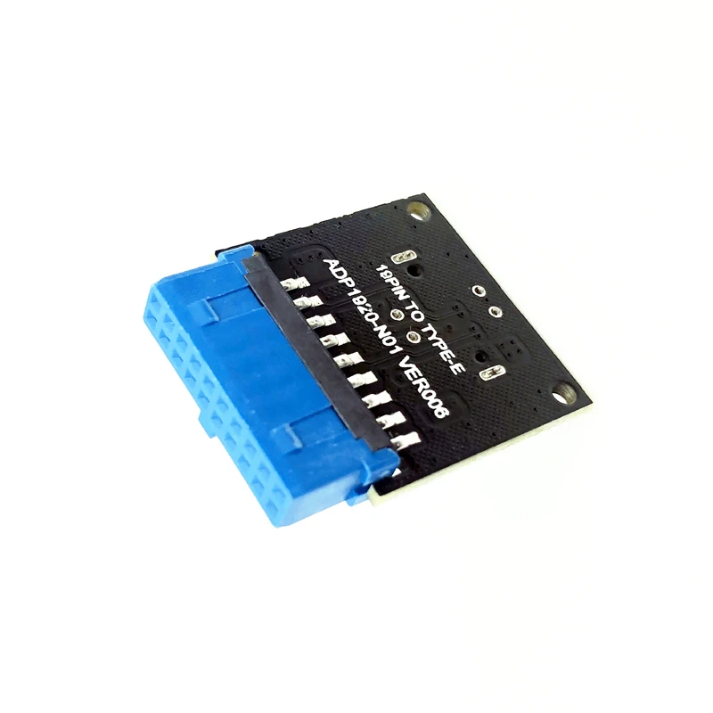 Компьютерные разъемы Riser USB 3 1 Передняя панель пк разъем для 0 20Pin коннектор