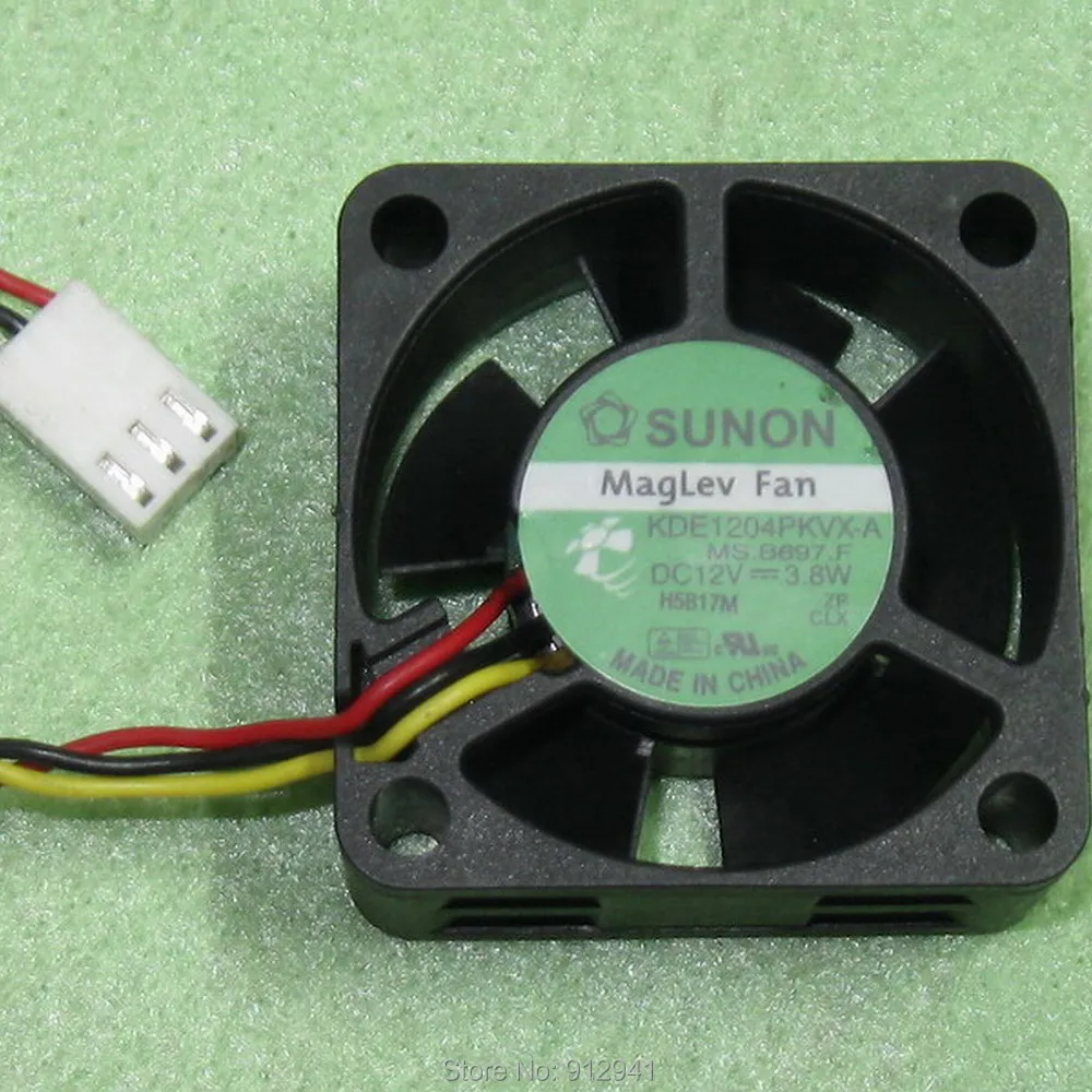 B54 SUNON Maglev KDE1204PKVX-A 4020 40 мм x 20 кулер Вентилятор охлаждения 12V 3 8 W провода 3Pin разъем